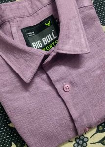 Big Bull Exports Air Soft Pure Cotton Linen Shirt