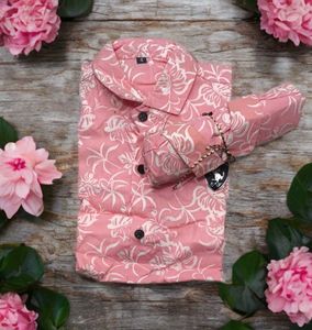 Cute Pink Floral Shirt