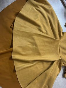 Chic Mustard Cutout Dress