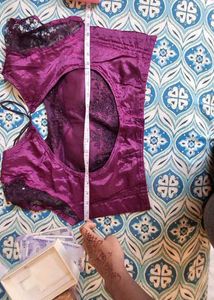 Purple Embroidered Lehenga Choli