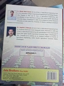 Agricultural Engineering Book