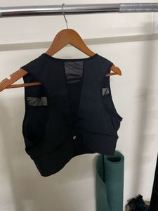 Black Racer Back Sports Bra