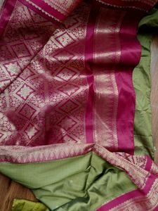 Kanchi Pattu Pure Silk Blend Saree