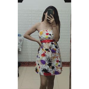 Vibrant printed dress