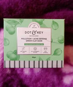 Dot & Key Green Clay Mask