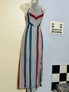 Pintrest Striped Maxi Dress