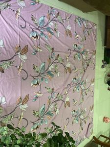 Floral Printed Double Bed sheet