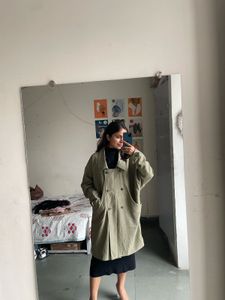 Olive Trench Coat
