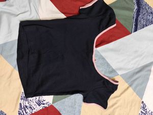 Cute Black Crop Top