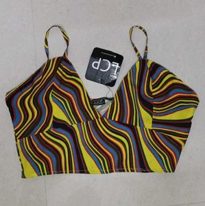 Psychedelic Print Bralette Top