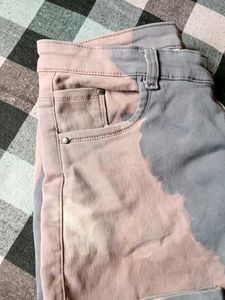 Dyed Denim Pant