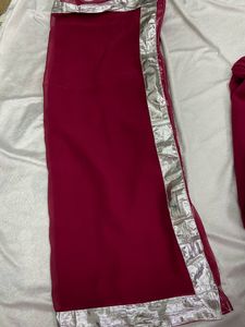 Red Gotta Patti gharara suit