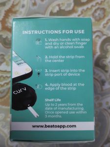BeatO Curv Glucometer Test Strips [25]
