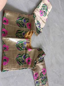Elegant Floral Silk Blend Blouse