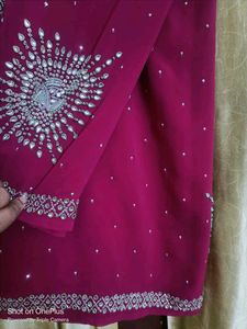 Elegant Embellished Saree