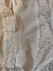 White Lace Bustier Garter Top
