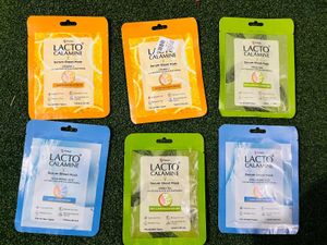 LACTO Vitamin C Sheet Mask Set Pack Of 6