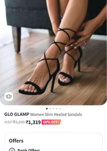 Black Suede Lace-Up Heels