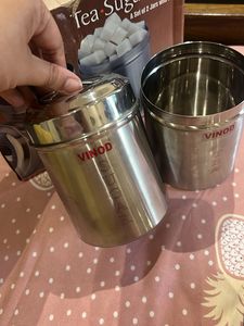 Vinod Tea &amp; Sugar Jar Set with Lids