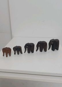 Elephant Family Figurine