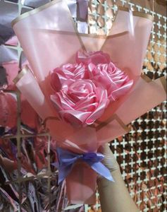 Handmade Ribbon Roses 🌷✨