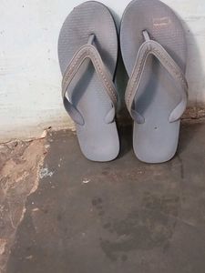 Gray Flip-Flops Relaxo for slippers