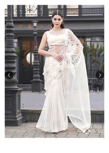 Bollywood White Saree 🤍