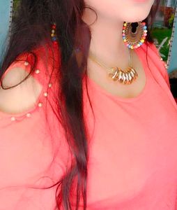 Coral Midi Dress