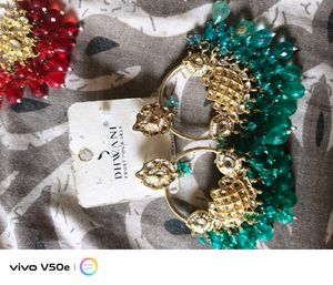 combo of 3 kundan earrings