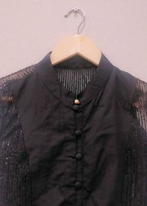 BLACK SEQUENCE TOP