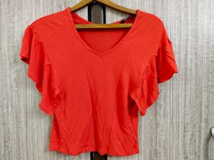 Coral Crop Top (30-32)