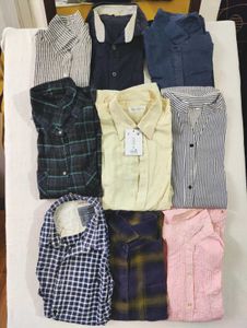 Men 9 Branded Shirts Combo