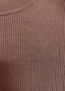 Brown Top - ZARA Casual Basic