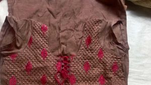 Embroidered Kurta & Bottom Set