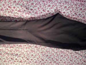 Charcoal Gray Casual Pants