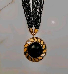 Black Long Necklace
