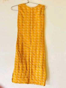 Yellow Floral Kurta
