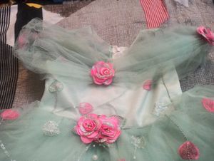 Mint Tulle Flower Girl Dress