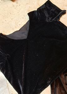 Black Velvet Co-ord Set