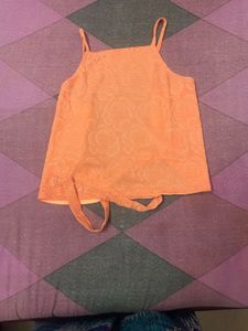 Cute Orange Tank Top
