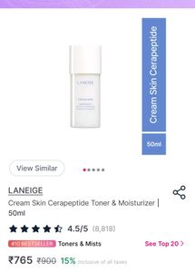 Laneige Cream Skin Toner