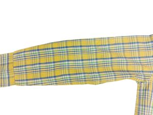 Benetton Yellow Plaid Button-Down Shirt