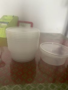 Plastic Food Container 10pcs Rs.90