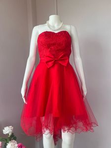Premium Party Wear Red Dress