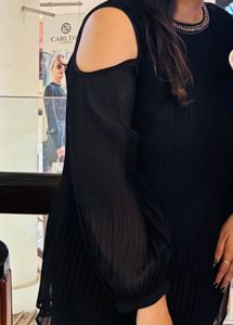 Chic Black Cut-Out Top