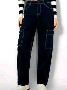 3 Tops And Black Cargo Denim