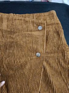 Corduroy Brown Skirt