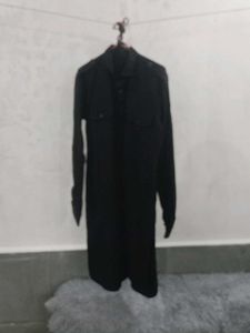 Classic Black Button-Down Shirt