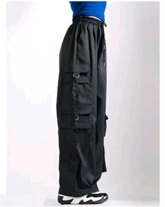 Black Cargo Pants 1