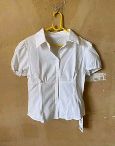 White Solid Shirt